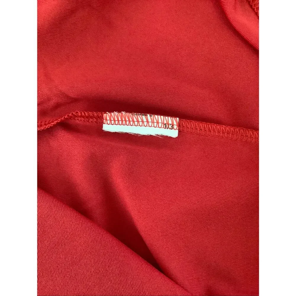 adidas Men's Small Red Entrada 22 Short Sleeve Football Jersey Athleisure B23-2
